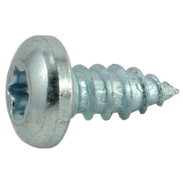 Midwest Fastener Sheet Metal Screw, #12 x 1/2 in, Zinc Plated Steel Pan Head Torx Drive, 20 PK 37082 - main